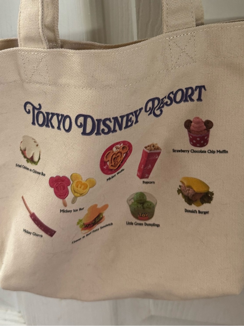 Japanese Tokyo Disney Resort Dessert Mini Tote - NWT